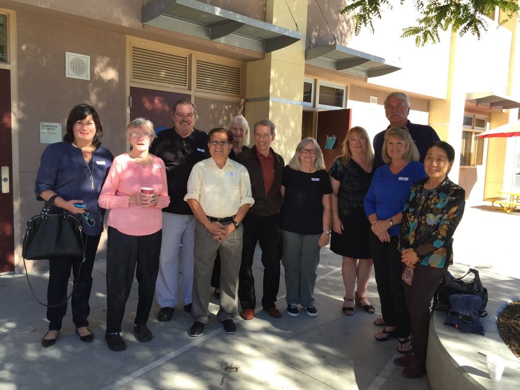 Many of our visiting grandparents gathering for a picture!